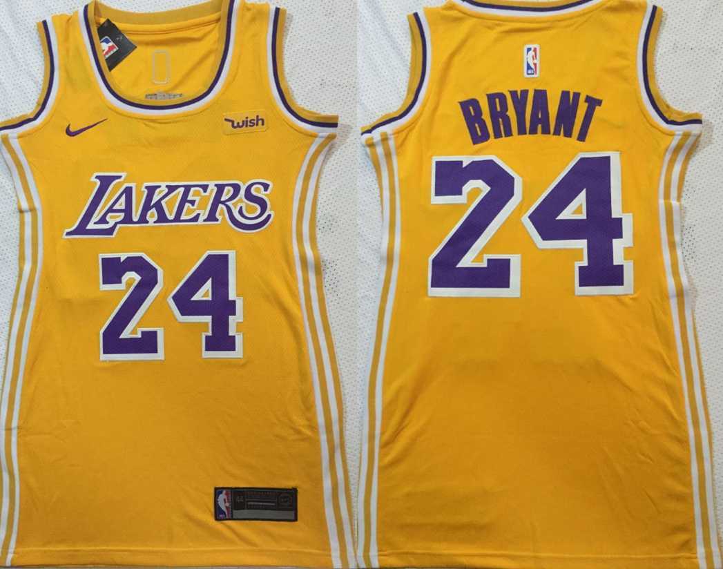Women Lakers 24 Kobe Bryant Yellow Nike Swingman Jersey,We sell and wholesale Women Lakers 24 Kobe Bryant Yellow Nike Swingman Jersey on line form chian!